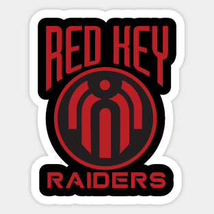 Red Key Raiders Sticker